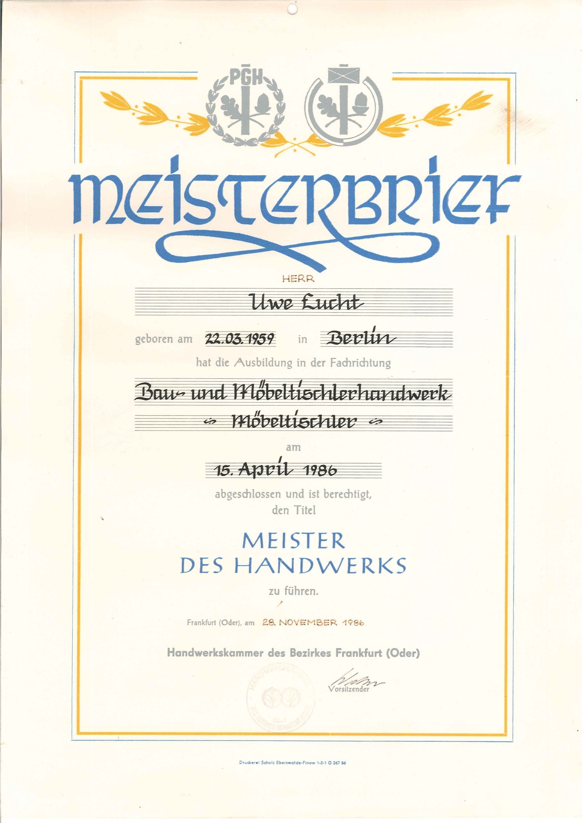 Meisterbrief